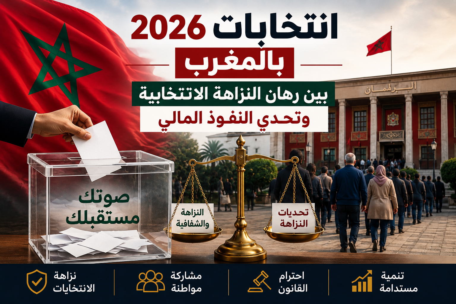 انتخابات 2026 بالمغرب.. بين رهان النزاهة الانتخابية وتحدي النفوذ المالي
