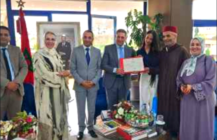 والي جهة سوس ماسة يستقبل صاحبة أعلى معدل في البكالوريا على صعيد الجهة